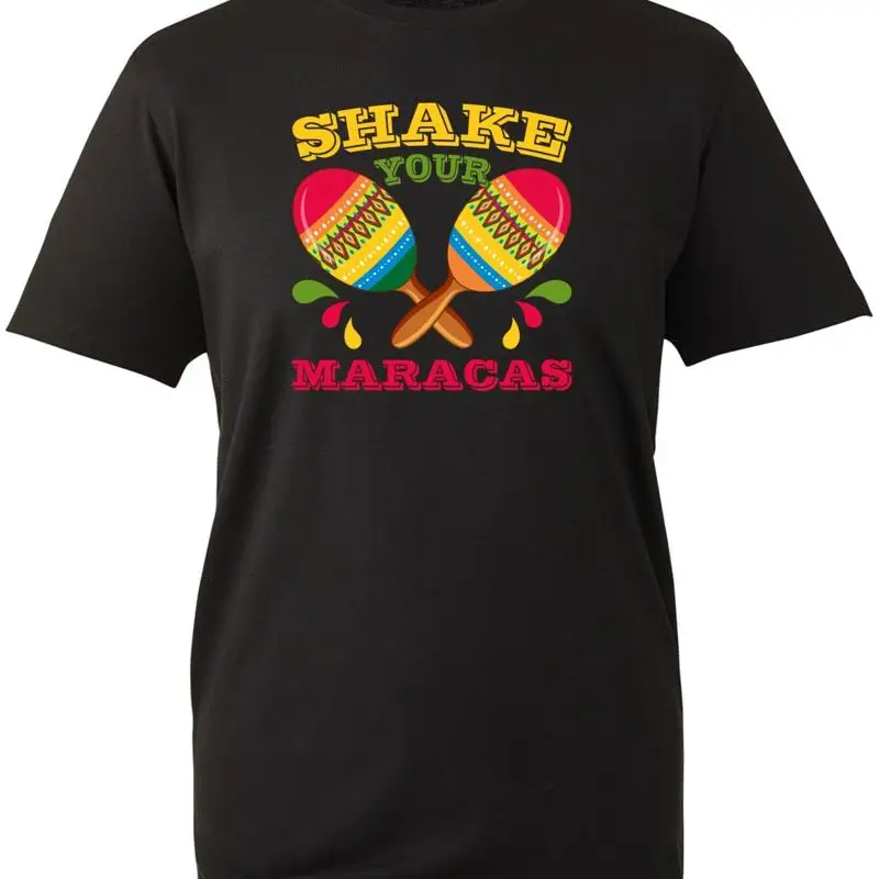 Musical Instrument You Shake - T-shirt Shake Your Maracas, divertente, con