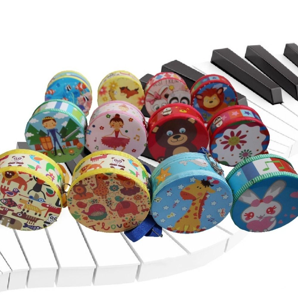 Musical Instrument With Hand - Tamburo in legno per bambini, tamburo