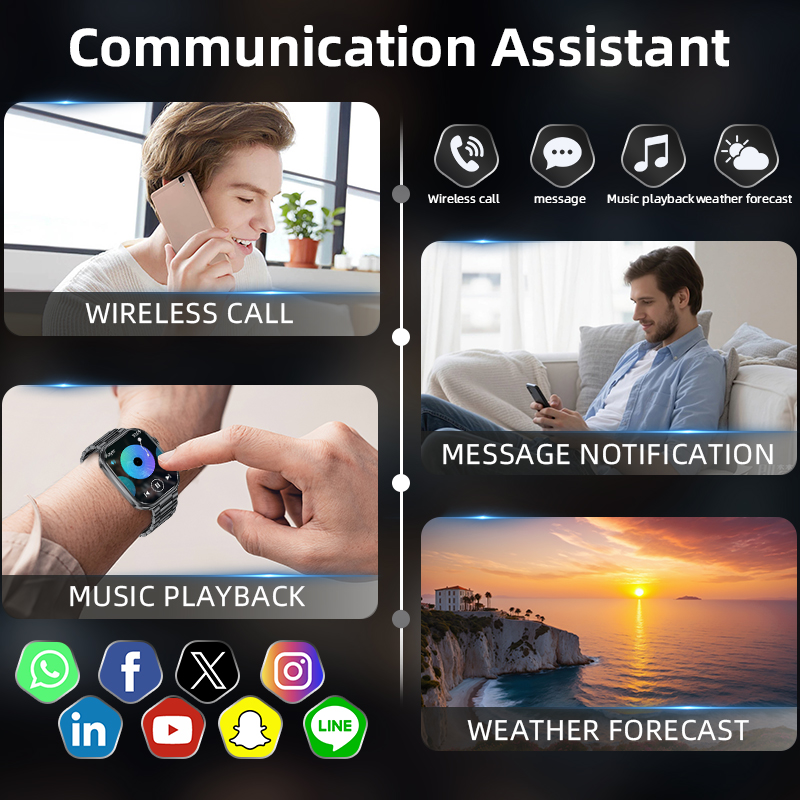 Smartwatch LIGE da uomo 2026 c - Musical Instrument Craft recensione e prezzo