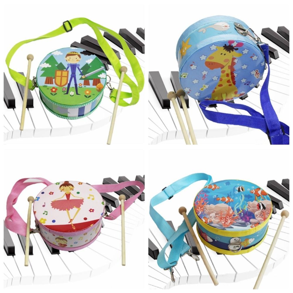 Tamburo per bambini in legno a - Musical Instrument With Hand recensione e prezzo