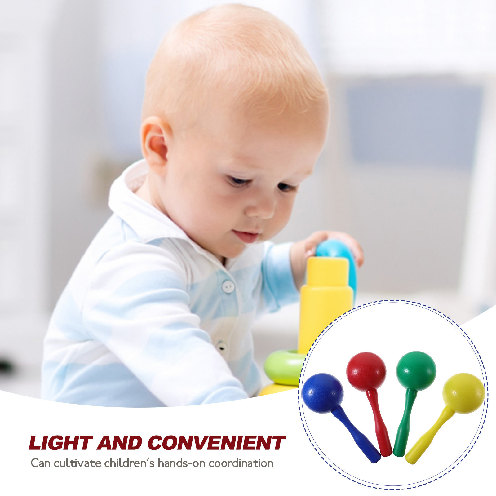 Set di 8 Maracas, Strumento Mu - Musical Instrument You Shake recensione e prezzo