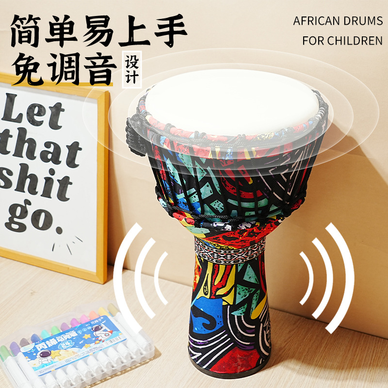 Tamburo africano in PVC con pe - Musical Instrument With Hand recensione e prezzo