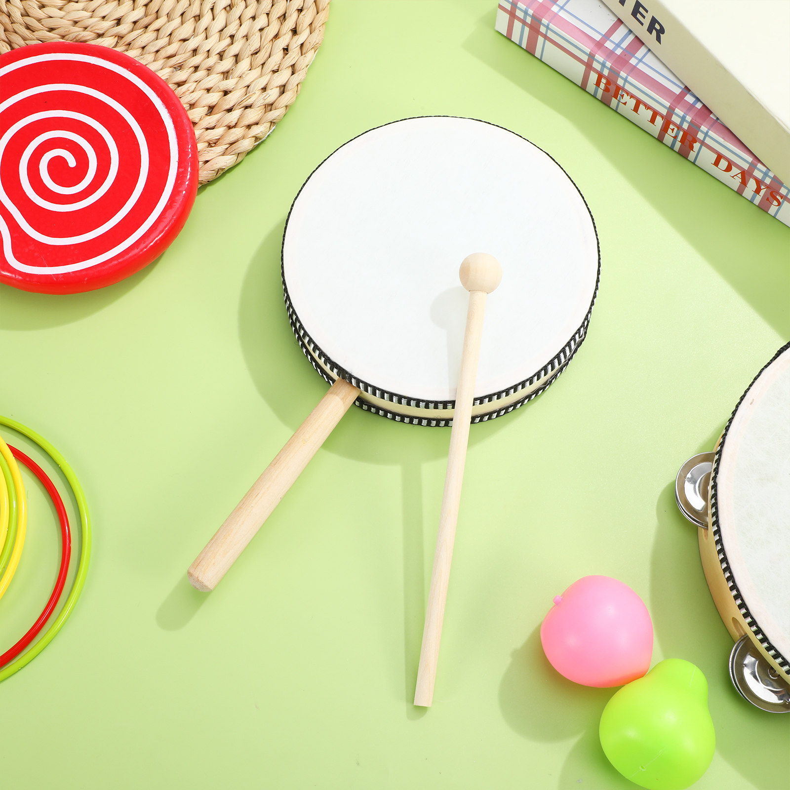 1 set di tamburi a mano, strum - Musical Instrument With Hand recensione e prezzo
