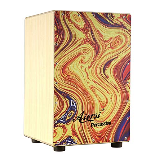 Cajon in Legno Colorato, Strum - Musical Instrument With Hand recensione e prezzo